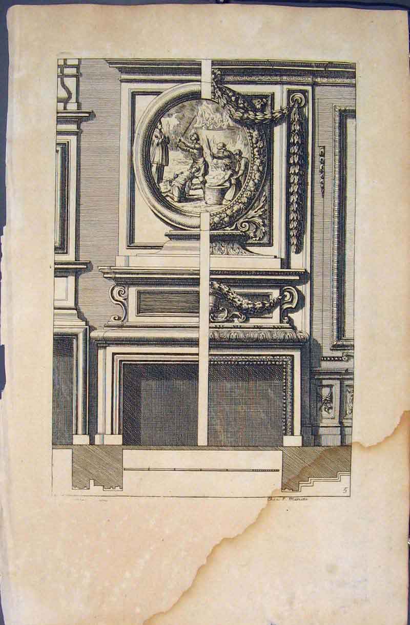 Antique Old Print Mariette C1690 Engraved Plates Engravings Plate 5691660143