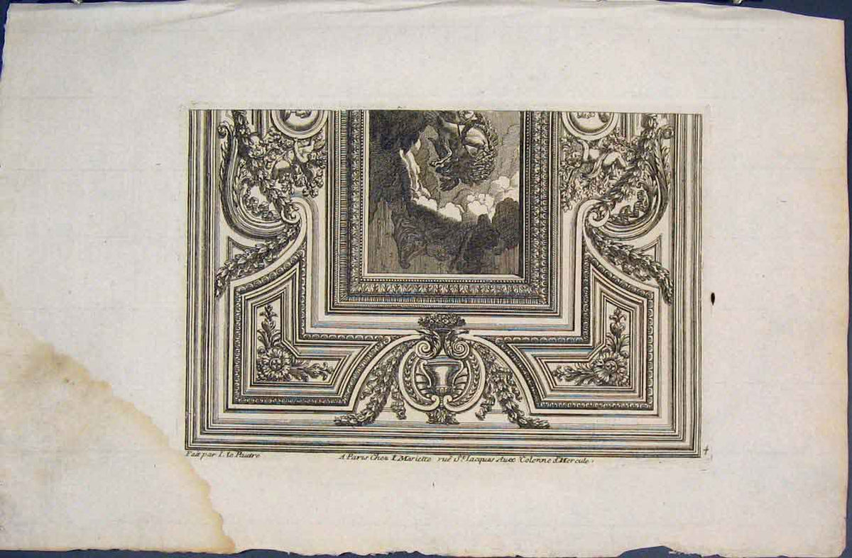 Antique Old Print Mariette C1690 Engraved Plates Engravings Plate 5691660176