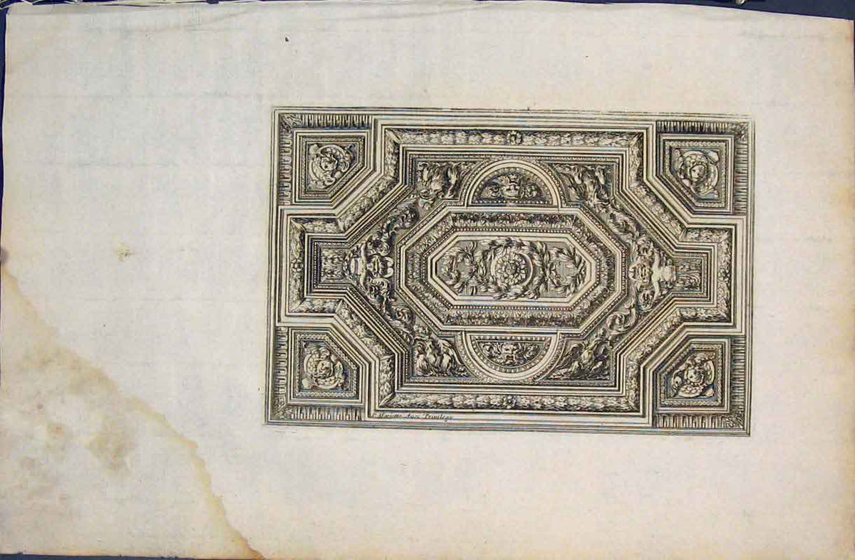 Antique Old Print Mariette C1690 Engraved Plates Engravings Plate 5691660180