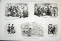Original Old Antique Print Collection Mr Punch Second Series By John Leech