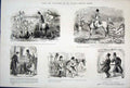 Original Old Antique Print Mr Punch Second Series By John Leech