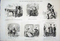 Original Old Antique Print Life & Character By John Leech Mr Punch *2