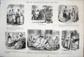 Original Old Antique Print Thrid Series Mr Punch Life & Character