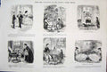 Original Old Antique Print Life & Character By John Leech Mr Punch C1878 19th