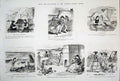 Original Old Antique Print By John Leech Mr Punch Life & Character *36