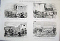 Original Old Antique Print Life & Character By John Leech Mr Punch *6