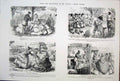 Original Old Antique Print Life & Character By John Leech Mr Punch *12