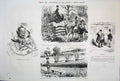 Original Old Antique Print Ref.18 C1878 John Leech Mr Punch Third Series 19th