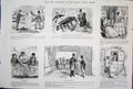 Original Old Antique Print Ref.20 Mr Punch Third Series John Leech C1878