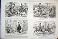 Original Old Antique Print Fourth Series Mr Punch Life & Character Leech