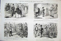 Original Old Antique Print By John Leech C1878 Mr Punch 4Th Series Victorian