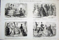 Original Old Antique Print 4Th Series Mr Punch Life & Character Leech