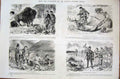 Original Old Antique Print Fourth Series Mr Punch C1878 John Leech Victorian