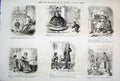 Original Old Antique Print Life & Character Mr Punch 4Th Series *15