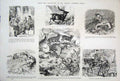 Original Old Antique Print Life & Character By John Leech Mr Punch 4Th
