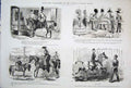 Original Old Antique Print SeriesMr Punch Life & Character John Leech