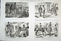 Original Old Antique Print Mr Punch SeriesJohn Leech Life & Character