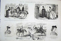 Original Old Antique Print C1878 Life & Character Series 19th