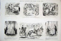 Original Old Antique Print Collection From Fourth Series By John Leech