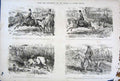 Original Old Antique Print Mr Punch Fifth Series By John Leech C1878 Victorian