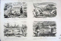 Original Old Antique Print Life & Character By John Leech Mr Punch 5Th