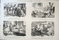 Original Old Vintage Print By John Leech Mr Punch SeriesC1878