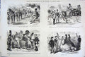 Original Old Antique Print C1878 Mr Punch Fifth Series By John Leech Victorian