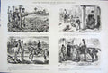 Original Old Antique Print Life & Character Mr Punch By Leech 5Th Series