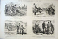 Original Old Antique Print Life & Character By Leech Mr Punch 5Th Series