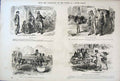 Original Old Antique Print 5Th Seires By Leech Mr Punch Life & Character