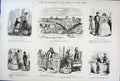 Original Old Antique Print C1878 Mr Punch Collection Fifth Series 19th