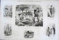 Original Old Antique Print C1878 Mr Punch 5Th Series Collection 19th