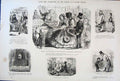 Original Old Antique Print Mr Punch C1878 By John Leech Life & Character 19th