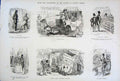 Original Old Antique Print Series Five Mr Punch Collection By John Leech C1878