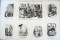 Original Old Antique Print Mr Punch Series Five By John Leech C1878 Victorian