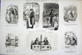Original Old Antique Print Series Five Mr Punch By John Leech C1878 Victorian