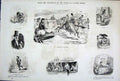Original Old Antique Print By John Leech Mr Punch Collection Series Five C1878