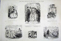 Original Old Antique Print By John Leech Mr Punch Collection Series Five