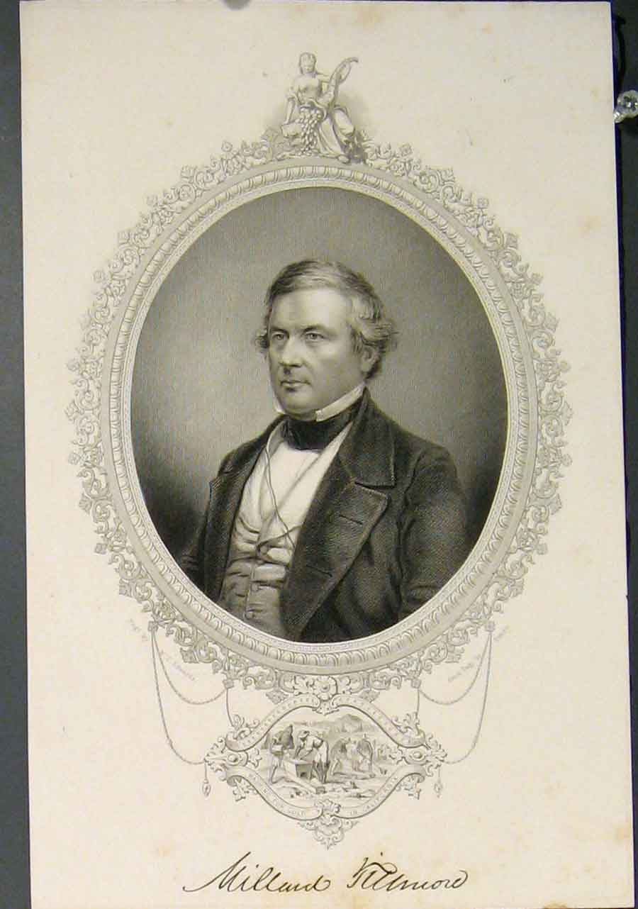 Original Old Antique Print Willard Wilmore Portrait Fine Art