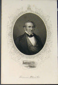 Original Old Antique Print Thomas Beuton Portrait Fine Art C1895 19th