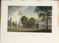 Original Old Antique Print Tale College State House Newhaveen Connecticut 20th