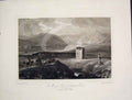 Original Old Antique Print St. Mary'S Loch Dryhope Tower Selkirkshire Scotland