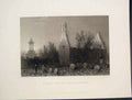 Original Old Antique Print Alloway Kirk Burn'S Monument Scotland C1875 Victorian