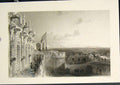 Original Old Antique Print Stirling Castle Ramparts Fine Art C1877 Victorian