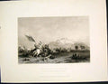Antique Print Ref.35 Town Castle Stirling Battle Sauchie-Burn Scotland C1877