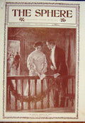 Original Old Antique Print Christmas Dance Sepia Harry Pegram Fine Art 1905