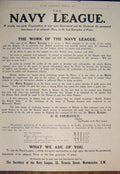 Original Old Antique Print Navy League Fremantle Donations 1905 20th Century