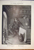 Old Antique Print Christmas Pudding Thief Stewart Ward Motor Car Toy 1906 20th