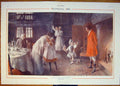 Original Old Antique Print Christmastide 1905 Pegram Nursery Fine Art 1905 20th