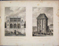 Original Old Antique Print Maison Francois Champs Elysees Porte Vincennes France